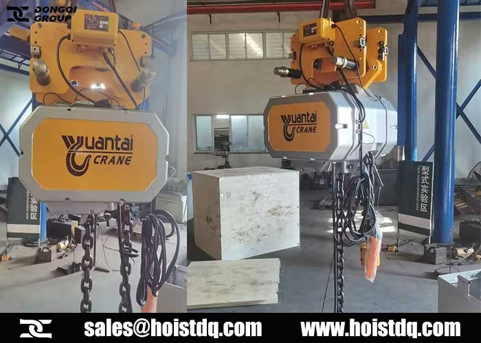 12.5 ton electric chain hoist with trolley for sale Chile