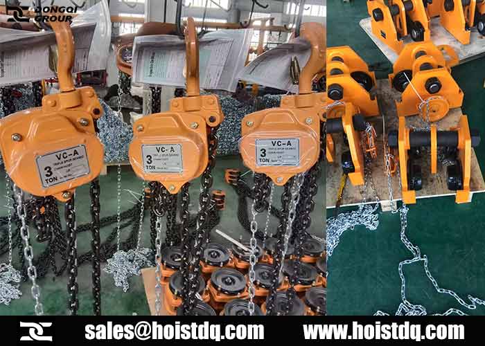 3 ton manual chain hoist for sale to Mauritius