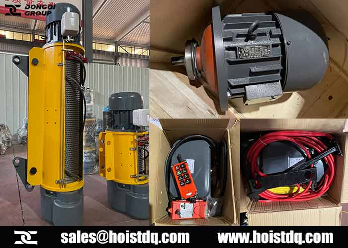 3 ton wire rope hoist and accessories