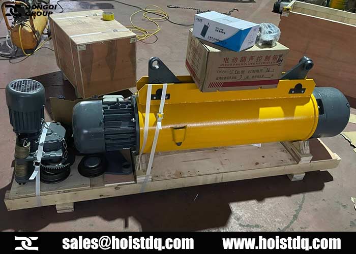 3 ton 24m wire rope hoist for sale to Pakistan