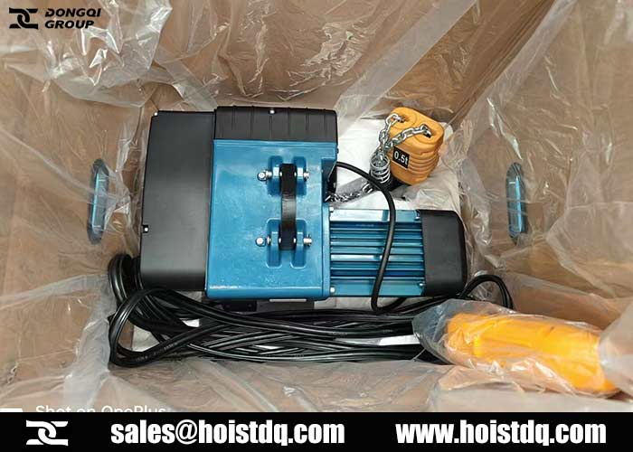 FEM standards 500kg electric chain hoist for sale Morocco