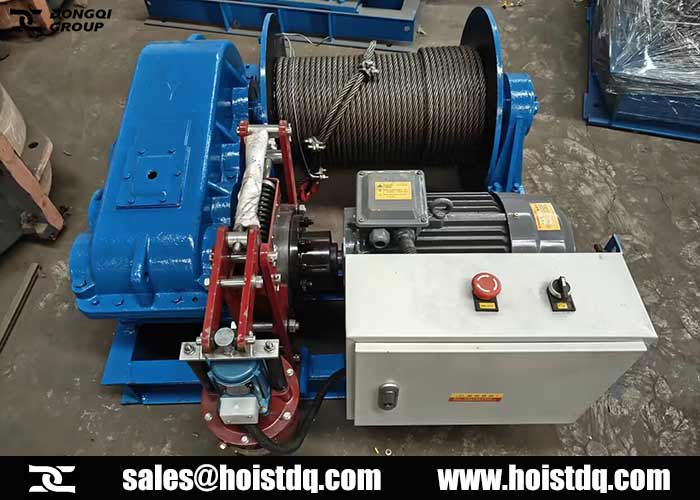 JM slow speed 2 ton winch for sale to Mexico