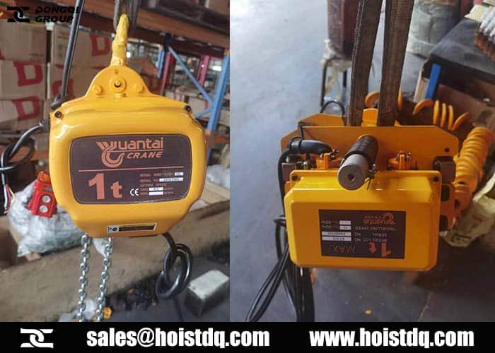 corrosion resistant 1 ton electric chain hoist for sale in Morocco