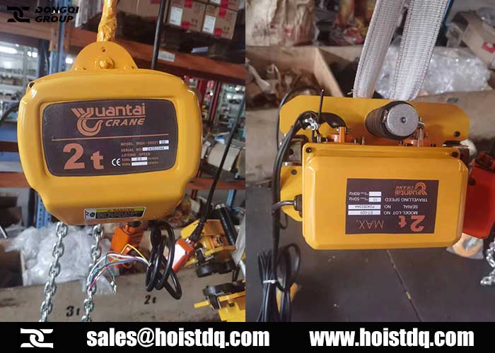 corrosion resistant 2 ton electric chain hoist for sale in Morocco