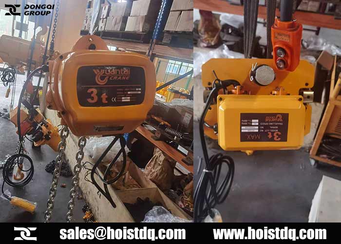 corrosion resistant 3 ton electric chain hoist for sale in Morocco