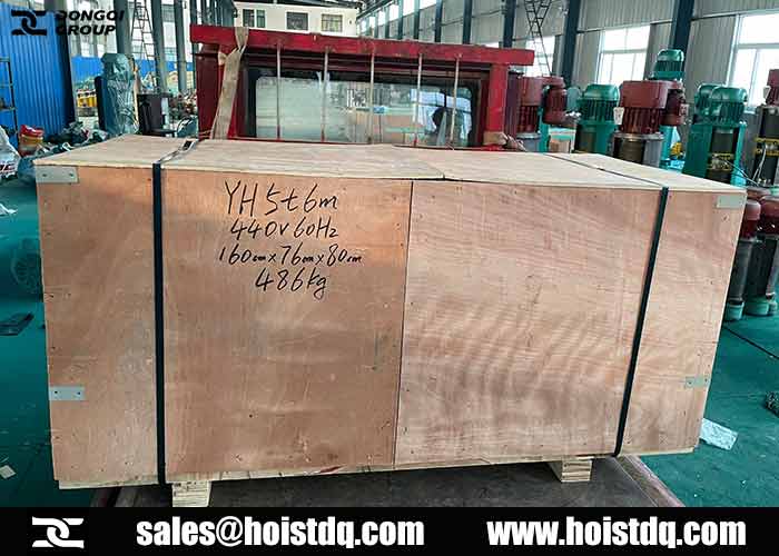 5 Ton Metallurgical Electric Hoist exported to Mexico