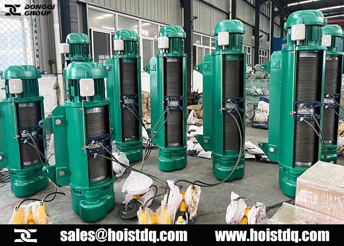 types of wire rope hoists for steel plants